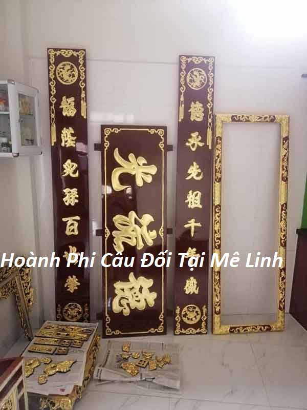 Bộ hoành phi câu đối tại mê linh